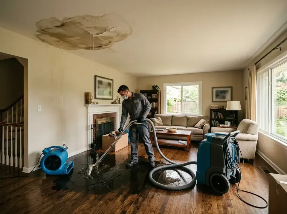 attic-pipe-burst-ceiling-drip-008 — frequently asked questions, Water Damage Restoration & Carpet Care in Taylor, MI